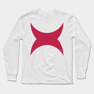 Viva Magenta Crescent Crowns Long Sleeve T-Shirt